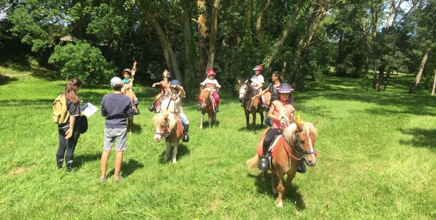 Lac de Maine équitation, des balades à poney pour les enfants à Angers