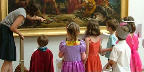 Princesses et chevaliers, atelier au Musée des Beaux-Arts d'Angers