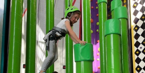 Un anniversaire en altitude, escalade avec Climb Up Angers