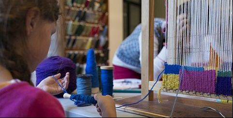 De fil en fil : mission tissage, atelier au Musée Jean Lurçat à Angers