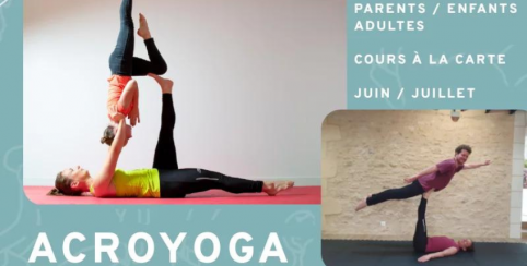 Acroyoga // atelier parent/enfant // Climb Up Angers Les Ponts-de-Cé